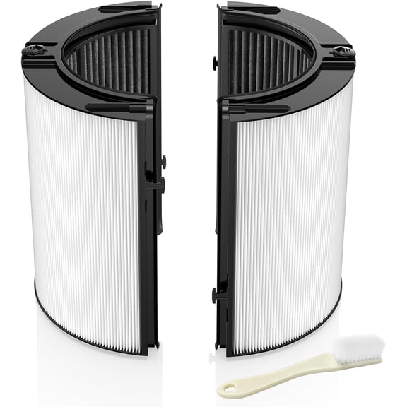 2-IN-1 Filter Replacement Filter for Dyson TP06 HP10 TP07 HP06 TP04 PH01 HP09 TP10 TP09 HP07 Air Purifier 360 Combi Glass Pure Cool Hot Humidify Fan, Upgrade 2-IN-1 HEPA + Carbon Filter, 1-Pack