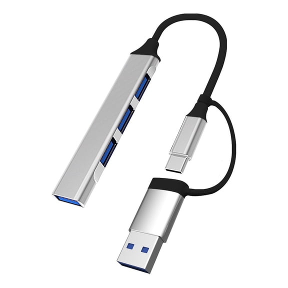 2 IN 1 HUB Universal Compact Mini Docking Station PD High Speed USB Hub for Computer Accessories