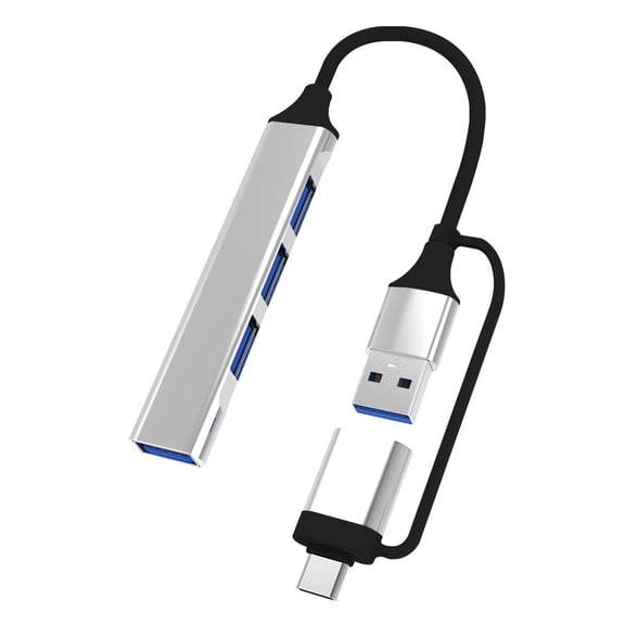 2 IN 1 HUB Universal Compact Mini Docking Station PD High Speed USB Hub for Computer Accessories