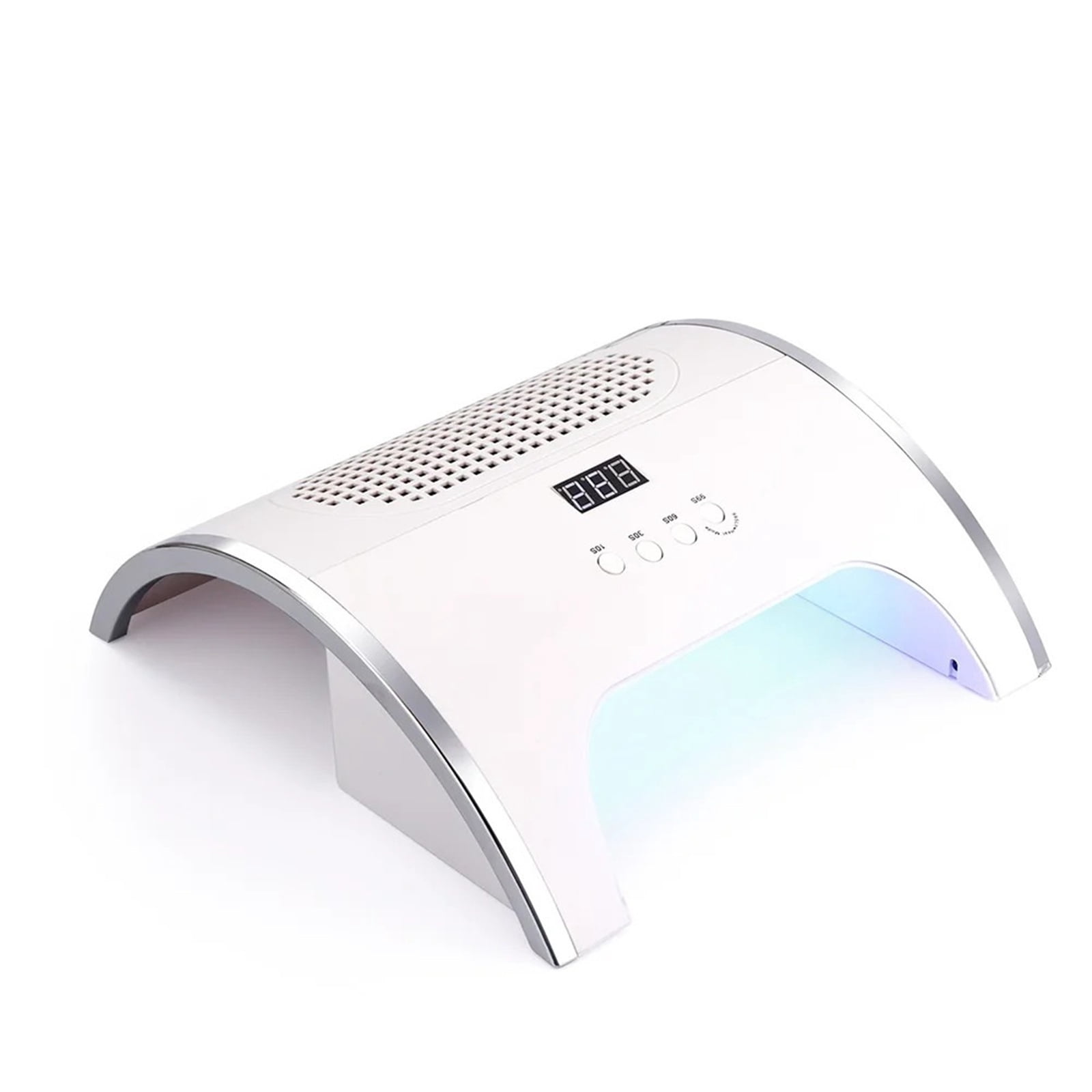 2-IN-1 Nail Dust Collector And Nail Drying Lamp 80W Nail Dust Extractor ...