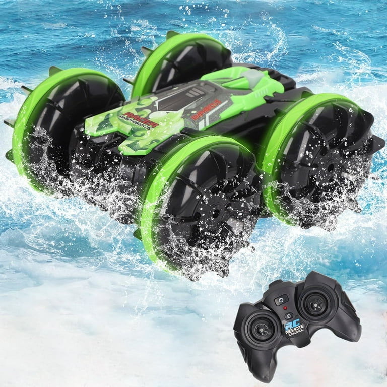 IN RC Stunt Car Water Land Remote Control Car Off Road 4WD