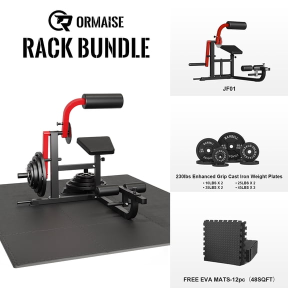 2-IN-1 Seated AB Curl/ Back Extension Machine, AB Workout Machine with 450lbs Weight Capacity, Core Machine Upper Body Strength Training Home Gym Equipment