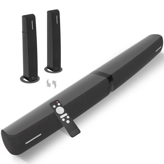 2 IN 1 TV Sound Bar, SoundBar For Smart TV, Wireless Speaker Surround Home Audio, Sound Bars With Subwoofer, ARC/Optical/AUX Connection