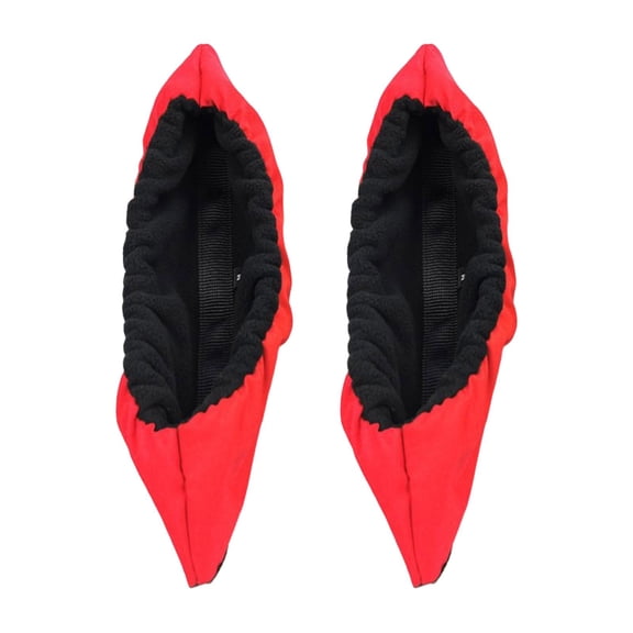 2 Ice Skate Blade Covers Protective Sleeve Outdoor Sports Soft Skating Guard Red