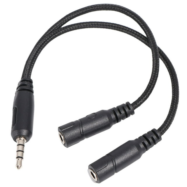 2 In 1 3.5mm Headset Splitter 3.5mm Female to 2 Dual 3.5mm Male ...