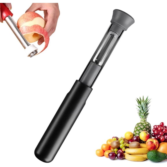 2 In 1 Apple Corer and Peeler – Stainless Steel Fruit Vegetable Kitchen Tool