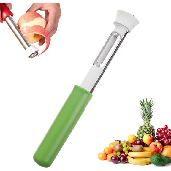 2 In 1 Apple Corer and Peeler – Stainless Steel Fruit Vegetable Kitchen Tool
