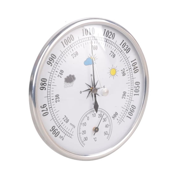 2 In 1 Barometers And Thermometers Easy To Read Large Dials For Quick Measurements During Outdoor Activity