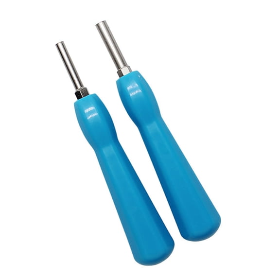 2 In 1 Blue Electronics Screwdriver 4.5mm And 3.8mm Double Ended Bit Ergonomic Handle Alloy Steel Construction
