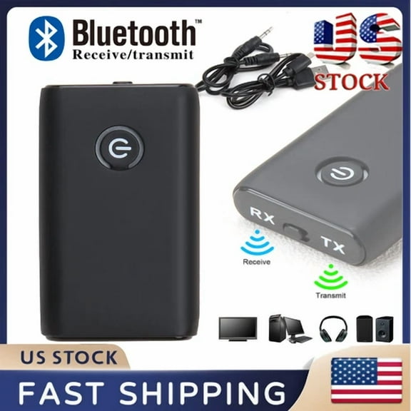 2 In 1 Bluetooth 5.0 Wireless Transmitter Receiver Audio 3.5Mm Jack Aux Adapter