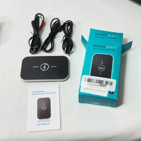 2-In-1 Bluetooth Receiver & Transmitter Wireless Rca To 3.5Mm Aux Audio Adapter