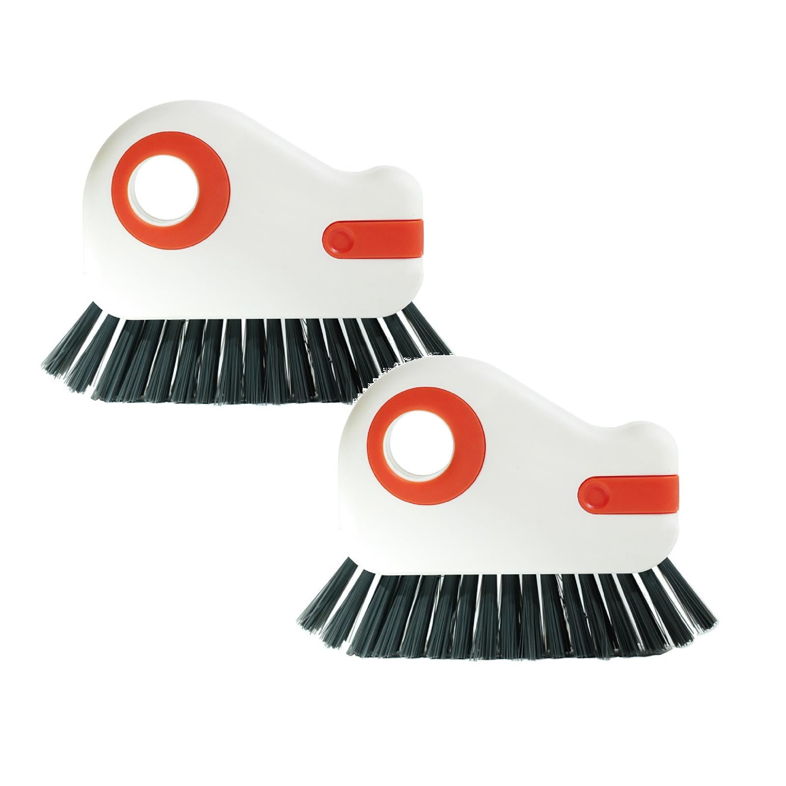 2 In 1 Cleaning Brush Kitchen Scrub Brush Set Refillable Dish Brush