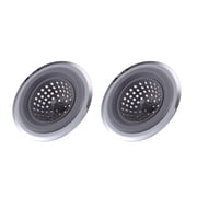 2 In 1 Clog-Free Multi-Purpose Silicone Kitchen Sink Strainer And Stopper - 2-Pack