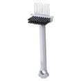 thumbnail image 1 of 2 In 1 Comb Cleaning Tool With Pick And Rake Portable Hairbrush Cleaner For Travel Home And Salon Use For Lint And Hair Removal (Grey), 1 of 9