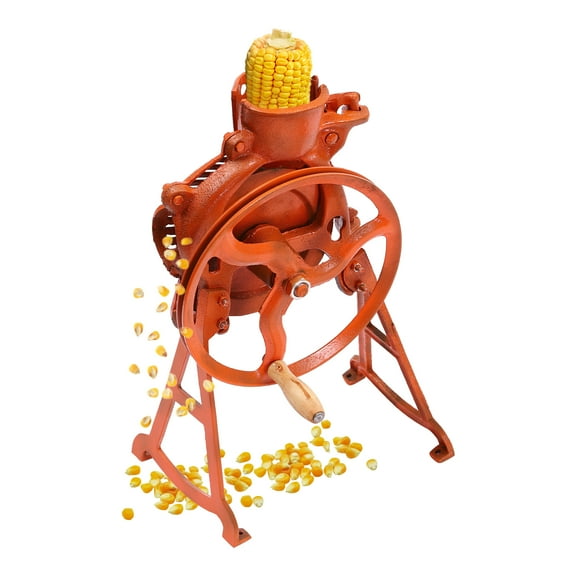 2-In-1 Corn Thresher Hand Corn Cob Sheller Corn Kernels Thresher Machine 10cm for Quick Corn Threshing at Home and on Small Farms.