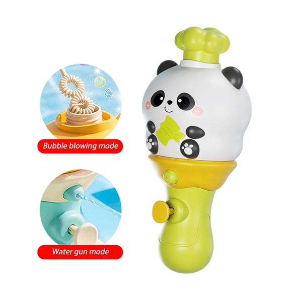 2 In 1 Cute Animal Bubble Water Blaster, Handheld Automatic Bubble & Water Spray Summer Outdoor Toy