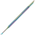thumbnail image 1 of 2-In-1 Cuticle Pusher Tool,Nail Etching Tool,Dual Ended Gel Nail Polish Remover Tool,Stainless Steel Nail Scraper,Loop & Beveled Head,Cuticle Sticks,Manicure Tools,for Cuticle Trimmer Pedicure, 1 of 7