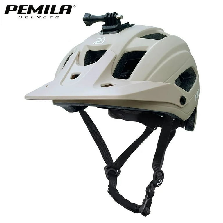 2 In 1 Cycling Helmet Four Seasons MTB Road Bicycle Helmet Cycling Safety Cap Racing Removable Ear Protection Bike Helmet 137 Khaki L56 61CM Walmart