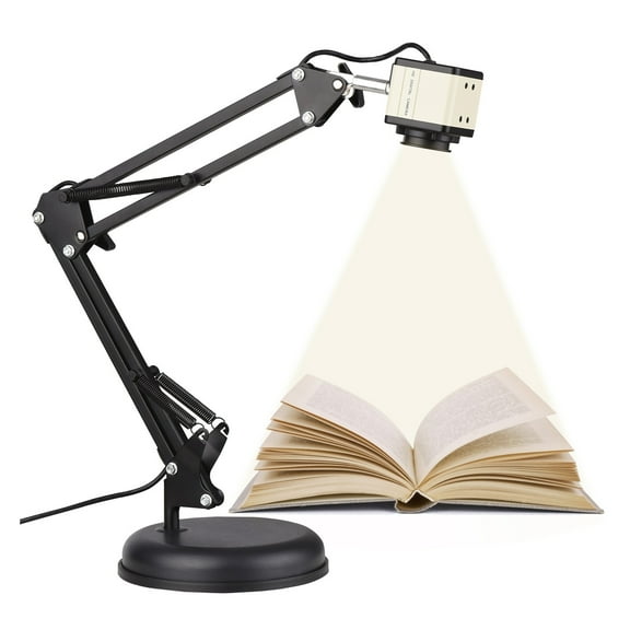 2 In 1 Document Scanner Camera & Webcam With Auto- 8 Mega-pixel HD A3 Scan Webcam For Teacher Classroom Online Teaching