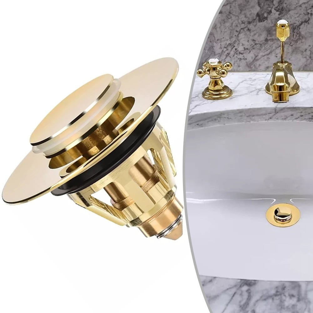 2 In 1 Drain Sink Stopper Instantly Replace Broken Stoppers