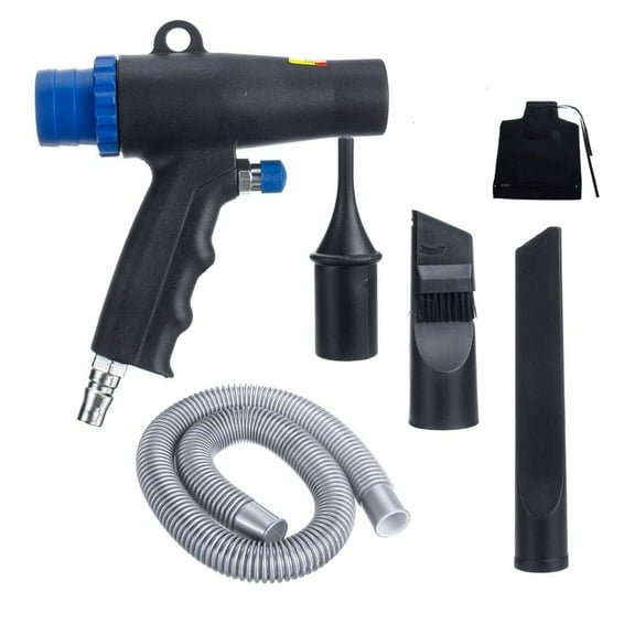 2 In 1 Dual Function Air Duster Compressor Air Vacuum Blow Suction Guns Kit Pneumatic Vacuum Cleaner Tool ,Easy to Use