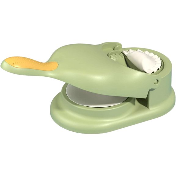2 In 1 Dumpling Maker - DIY Dumpling Press, Empanada Maker Press, Dumpling Maker Machine, Momo Maker Machine, Wonton Maker 2023 Upgraded (Green)