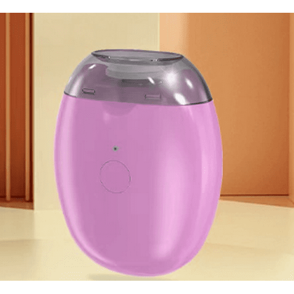 2-In-1 Electric Nail Clippers for Seniors, Baby Nail File, Finger Nail Clippers Adult, Rechargeable Automatic Fingernail Clipper with LED Light, Quiet Safe Nail Cutter, Purple