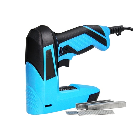 2 In 1 Electric Staple Gun Construction Stapler Nailer Tacker For Homeowners Upholstery Renovation Power Tools ,Wide Application