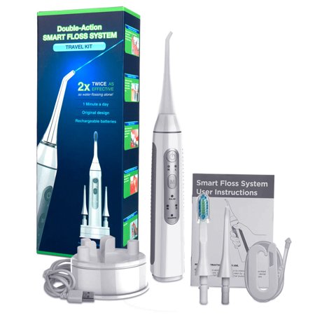 2-In-1 Electric Toothbrush Water Flosser Dental Cleaner Split Piston Pump Can Be Replaced
