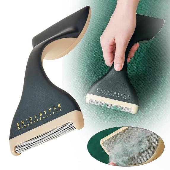 2-In-1 Fabric Shaver & Lint Brush, Manual Double Head Lint Remover, Portable ABS Fabric Shaver Lint Brush Fuzz Remover, Fabric Shaver & Lint Remover for Clothes Sweaters Upholstery Home Travel