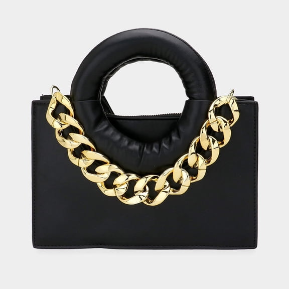 2 In 1 Faux Leather Solid Tote and Crossbody Bag Set