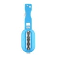 thumbnail image 1 of 2 In 1 Fish Skin Brush Fast Remove Scale Scraper Planer Tool Fishing Scaler Knife Cleaning Gadget Kitchen Cooking Accessories (Blue), 1 of 7