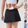 thumbnail image 1 of 2-In-1 Flowy Workouts Shorts Women Running Shorts With Pockets Spandex Shorts For Athletic Tennis Light Green M, 1 of 7