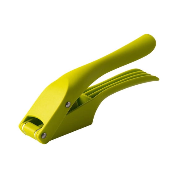 2-In-1 Garlic Press with Paste and Slicing Slots, Compact Kitchen Tool for Easy Cleaning and Quick Rinse