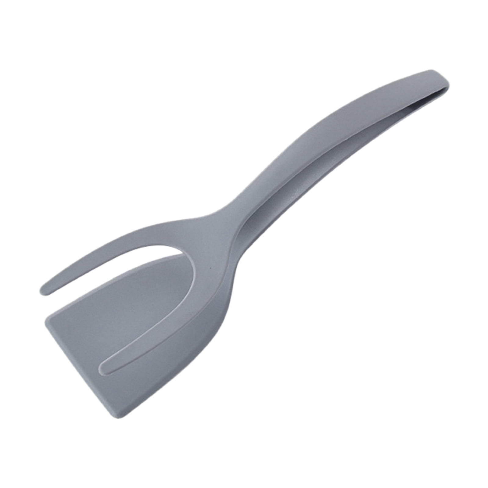2 In 1 Grip And Flip Spatula Tongs Egg Tong Pancake Fish French Omelet