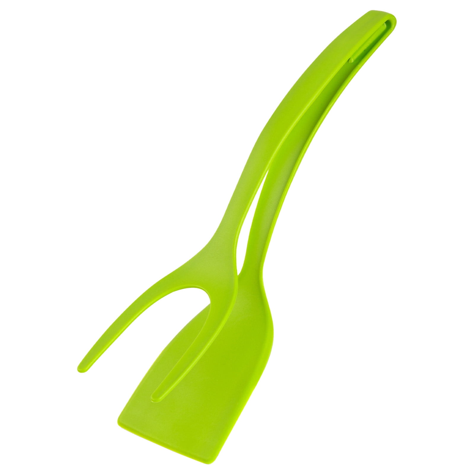 2 In 1 Grip And Flip Spatula Tongs Egg Tong Pancake Fish French Omelet