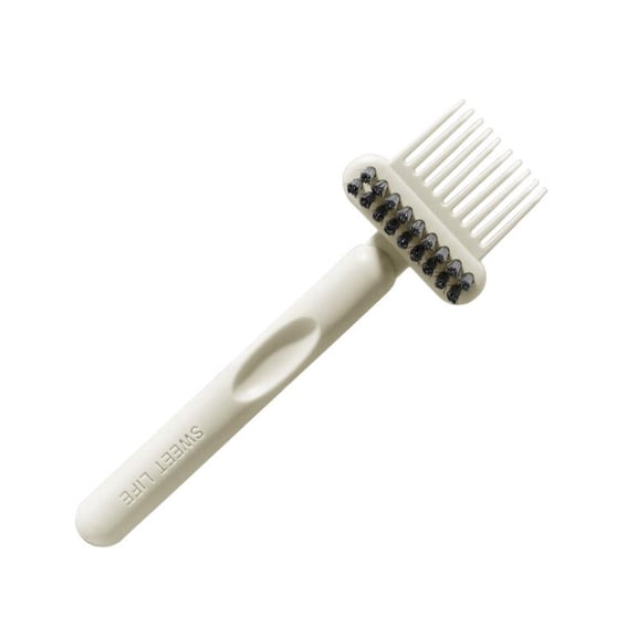 2 In 1 Hair Brush Comb Cleaning Brush Cleaner Rake Comb Embedded Tool Hair Dirt Remover For Removing Hair Dust Home Salon Use