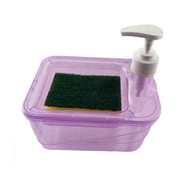 2 In 1 Hand Soap Dispenser Hand Soap Dispenser Automatic Soap Dispenser And With Scrubber Pump Dispenser Sponge Press Q5W9