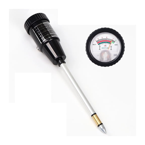 2 In 1 Handheld Soil PH Meter PH & MoistureTester For Garden With 295mm/160mm Long Metal Probe Waterproof Soil Tester Kit Tools