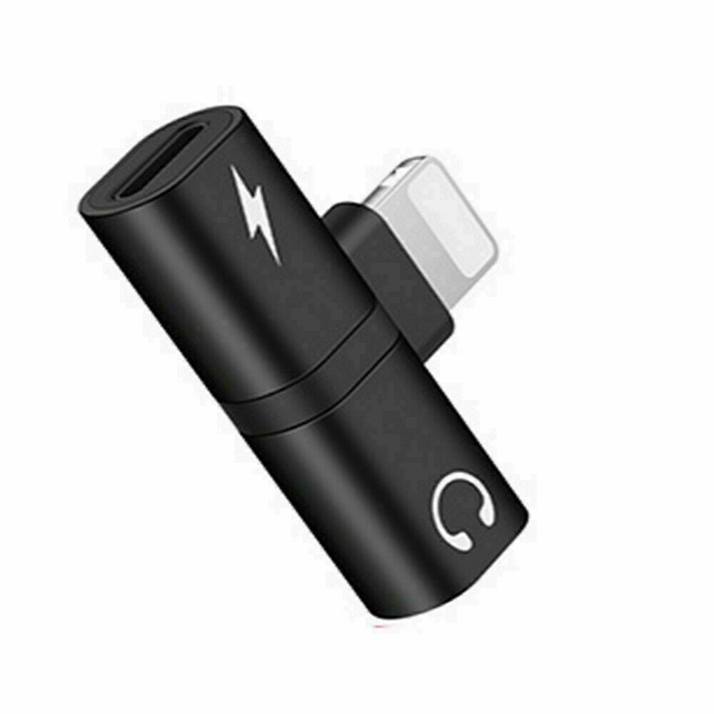2 In 1 Headphone Adapter For IPhone To 3.5mm AUX Audio + Charger