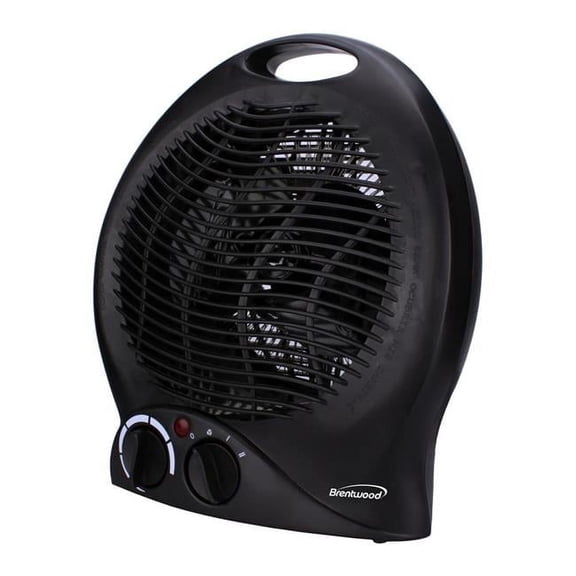 2-In-1 Heater & Fan, Black