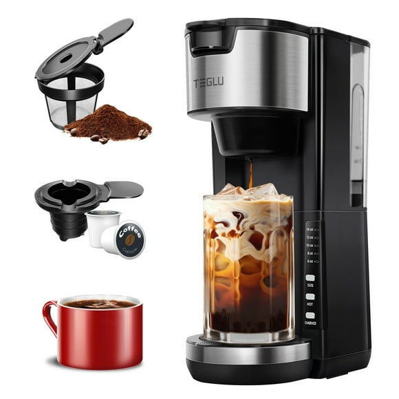 Coffee Maker Removable Water Reservoir Stainless