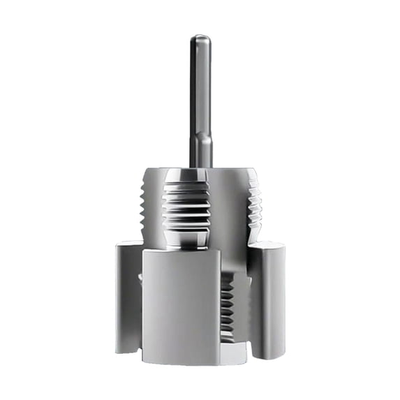 2-In-1 Integrated Internal External Pipe Threading Tool for 1/2" 3/4" 1" Pvc Ppr Plastic Water Pipes, Heavy-Duty Alloy Drill Compatible Thread Maker Kit for Plumbing Repairs, A Wire Cutter Drill Bit