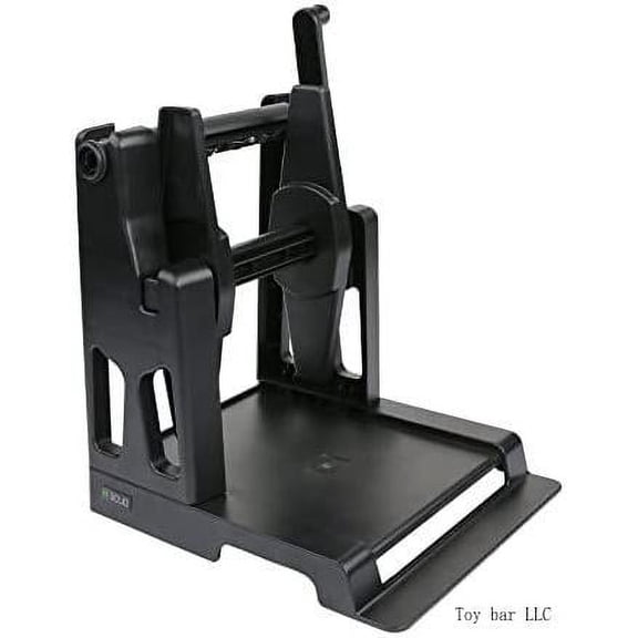 2-In-1 Label Holder And Manual Label Rewinder - Desktop Label Holder For Roll, Fan-Fold & Sticker Labels, Small Business Packaging Supplies