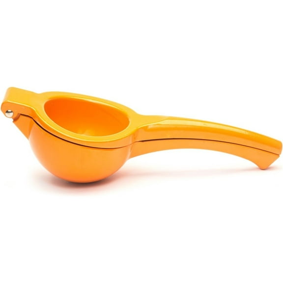 2-In-1 Lemon Juicer Squeezer, Handheld Lemon Press Squeezer, Manual Press Lime Juicer Squeezers for Lemons Limes Orange Citrus - Home Kitchen Gadgets - Extracts Every Drop Effortless (Orange)