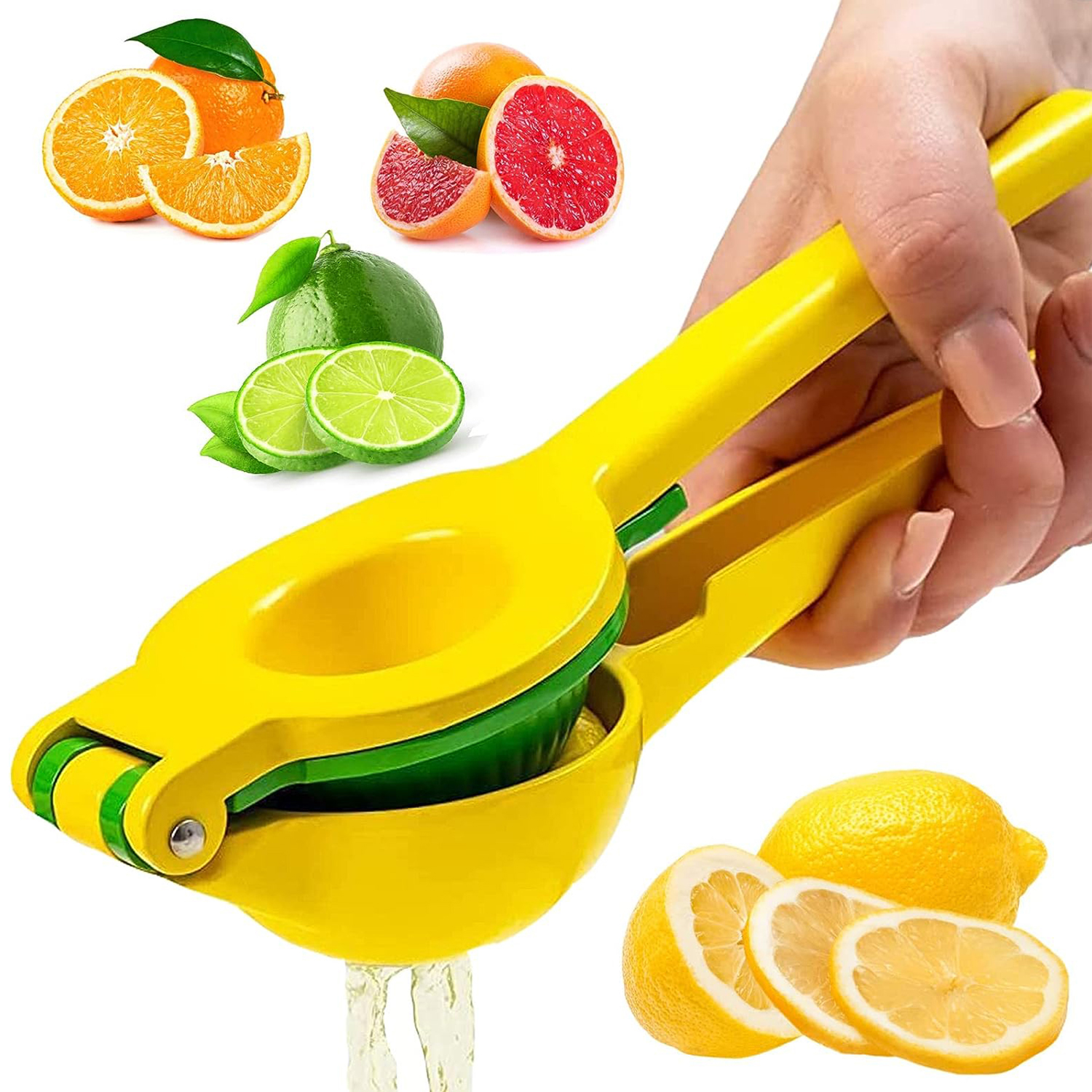 2In1 Lemon Lime Squeezer Hand Juice Lemon Squeezers Press Citrus