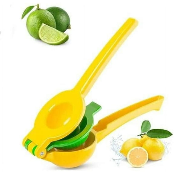 2-In-1 Lemon Squeezer - Easy To Use Manual Juicer Hand Press - Lemon Juicer & Lime Squeezer