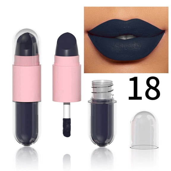 2 In 1 Lip Gloss And Cheek Blush,Waterproof Long Lasting Wear Deep Matte Gloss,Multi-use Solid Matte Makeup Stick For Face And Lip
