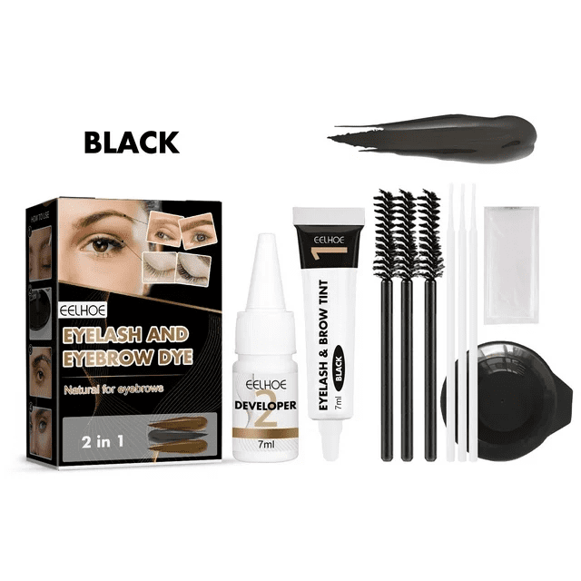 2In1 Long Lasting Eyebrow Tint, Professional Eyelash and Eyebrow