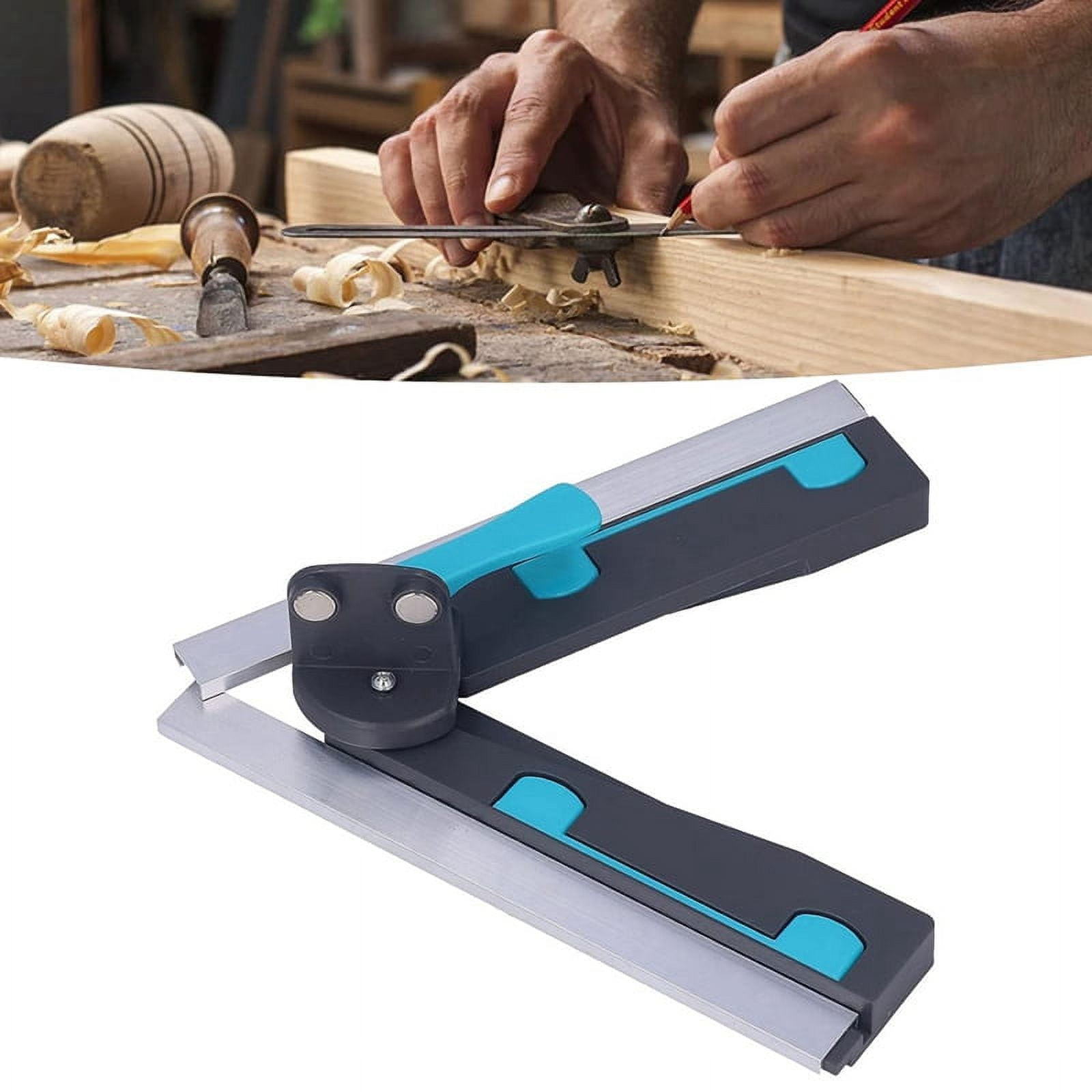2In1 Measuring Angle Cutting Tool, Accurate Gauges for Saws Goniometer Angle Ruler, Miter